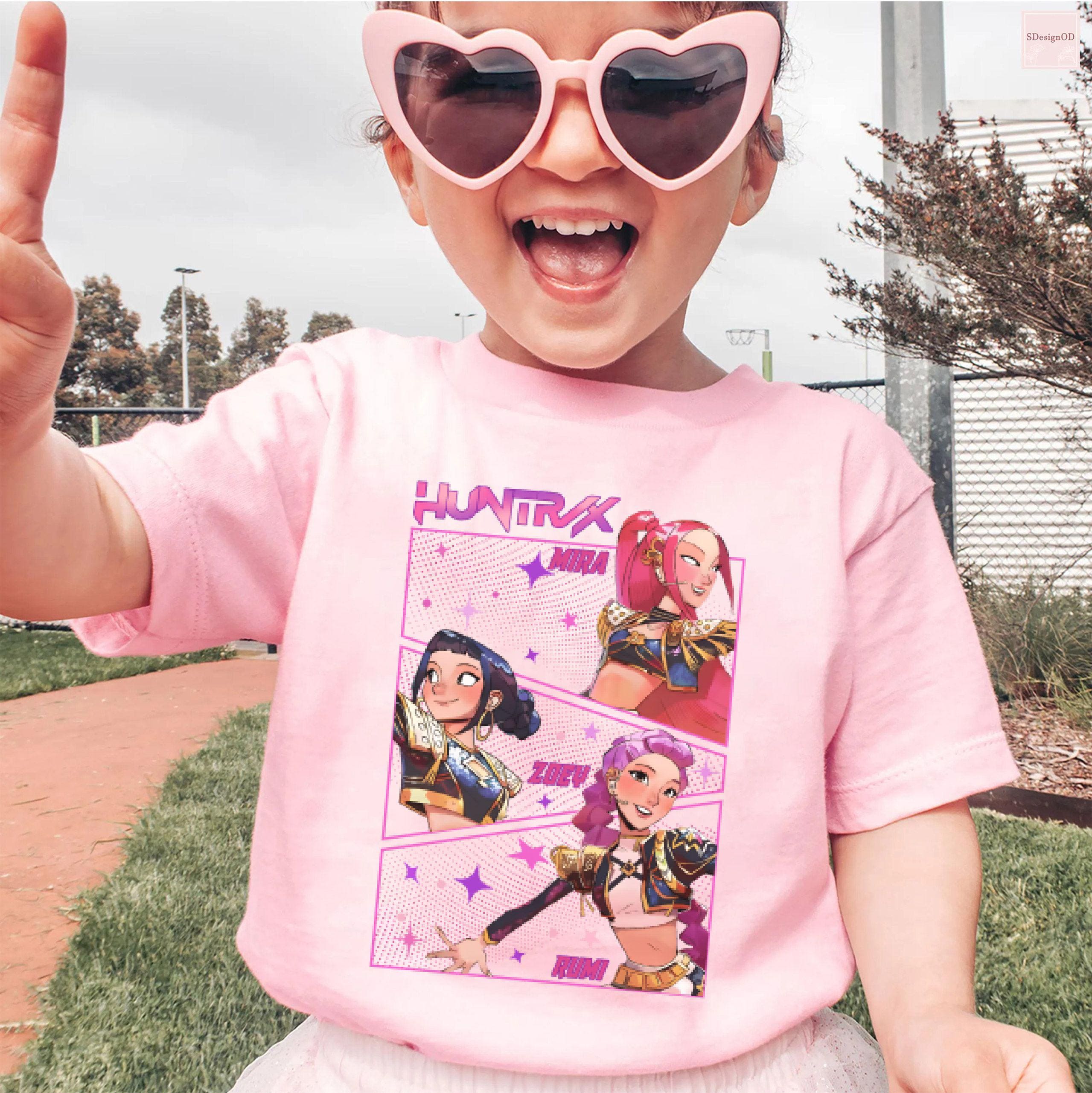 SgJHXb T-Shirt Garçons Et Filles Kpop Été Manches Courtes Col Rond Manches Courtes 3-13 Ans, T-Shirts Filles Tailles 8-9 Ans