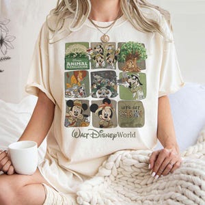 Retro Disney Animal Kingdom Mickey and Friends Comfort Colors | Disney Wild Shirt | Vintage Safari Mode Shirt | Hakuna Matata |Mickey Safari