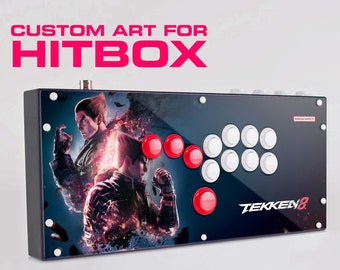 Exclusive design! Downloadable Graphic to customize your HITBOX Arcade. Theme: TEKKEN 8 [NEW]