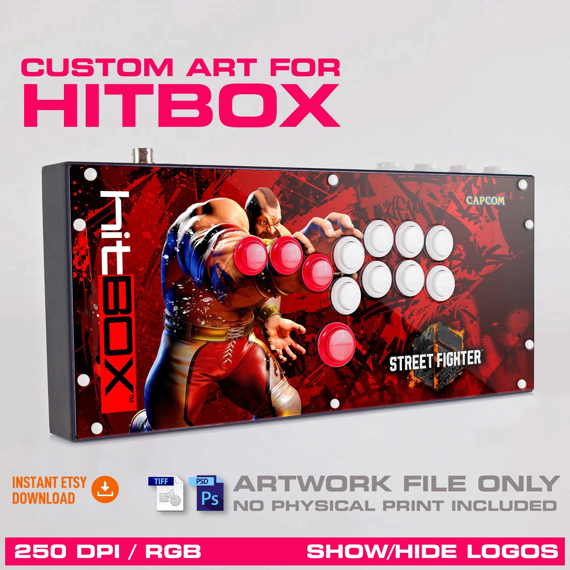 OFFER Downloadable Graphic to Customize Your HITBOX Arcade. Theme