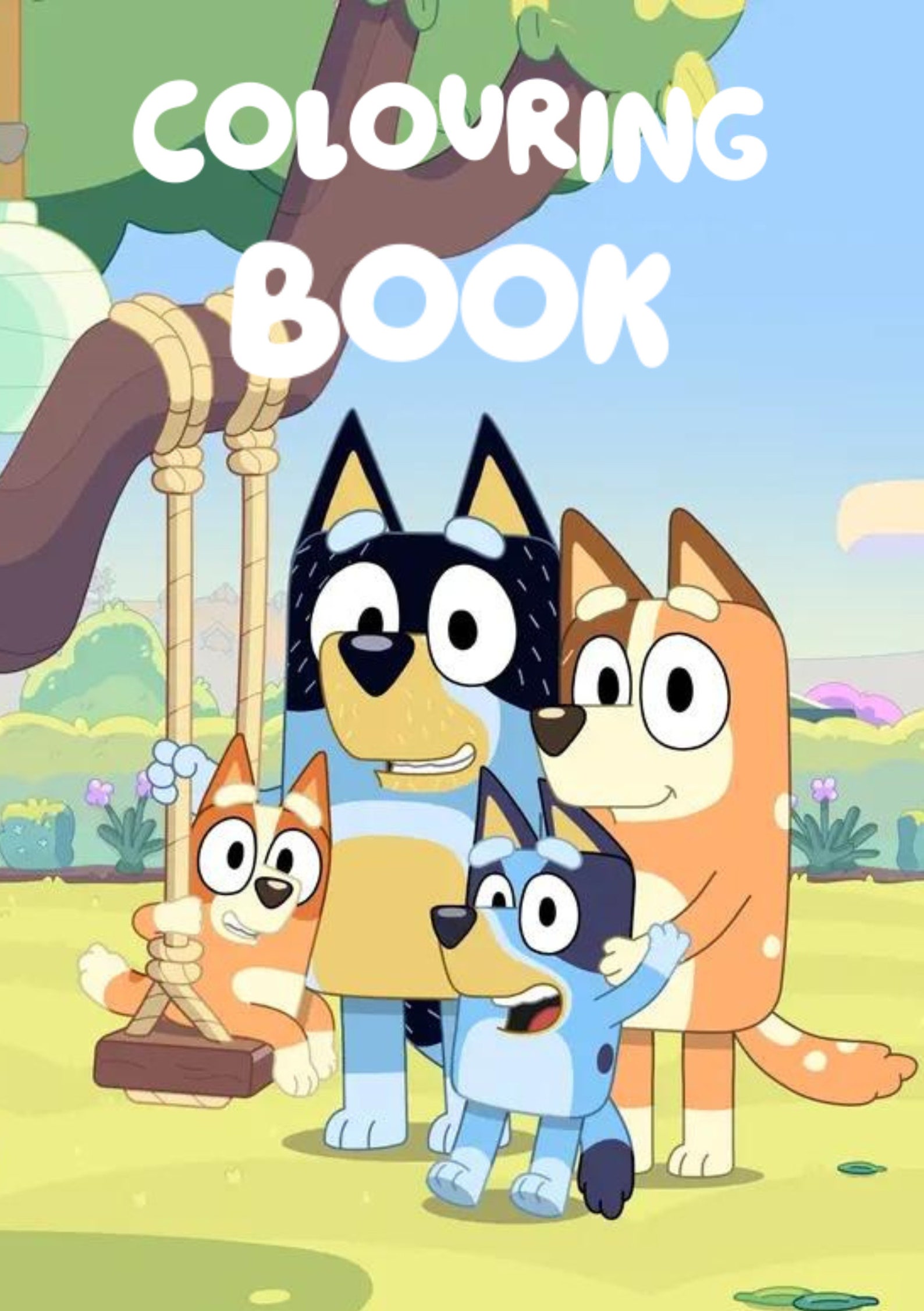 Bluey Colouring Book - Digital Download - Printable Sheets - Etsy