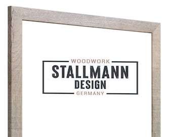 Bilderrahmen LONDON Olive | Posterrahmen Puzzlerahmen aus MDF Holz und Acrylglas | Hergestellt in Deutschland