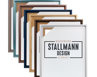 Schattenfugenrahmen für 20mm tiefe Keilrahmen - Rahmen für Leinwände mit außergewöhnlicher Tiefenwirkung - Ohne Glas Und Rückwand