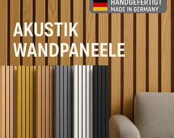 Acoustic wall panels made of MDF wood – high-quality sound insulation & decoration
