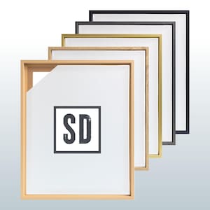 Shadow gap frame for stretcher frames - Frame for canvases with exceptional depth effect 20 mm - Without glass and back panel