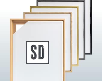 Schaduwvoegframe voor spieraammen - frame voor doeken met een uitzonderlijk diepteeffect 20 mm - zonder glas en achterwand