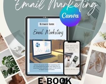 MRR Course, Master Resell Rights Course Email Marketing Ebook, Resell Ebook, Premade Content, PLR Ebook, Canva Template Ebook Editable