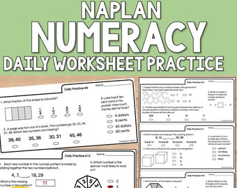 Naplan Numeracy Practise Tests - Grade 3 - Daily Maths Worksheets for Year 3