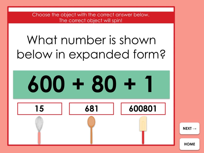 3-digit Place Value - Expanded Form Digital Game | Google Slides ...