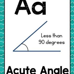 Math Alphabet Posters | Teach Maths Vocabulary With Math A-Z Posters ...
