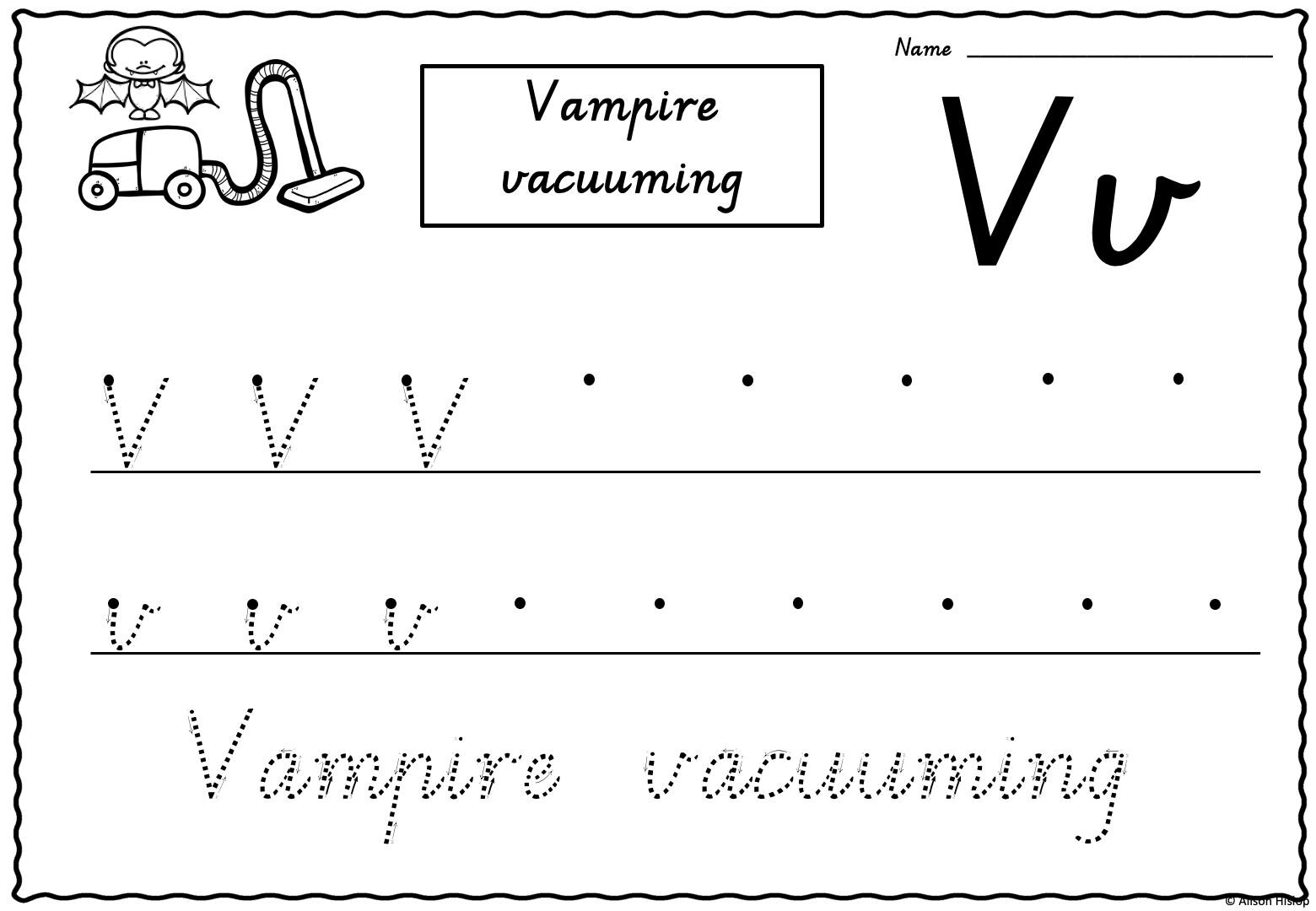 Ants in the Apple Handwriting Sheets | Victorian Cursive Font ...