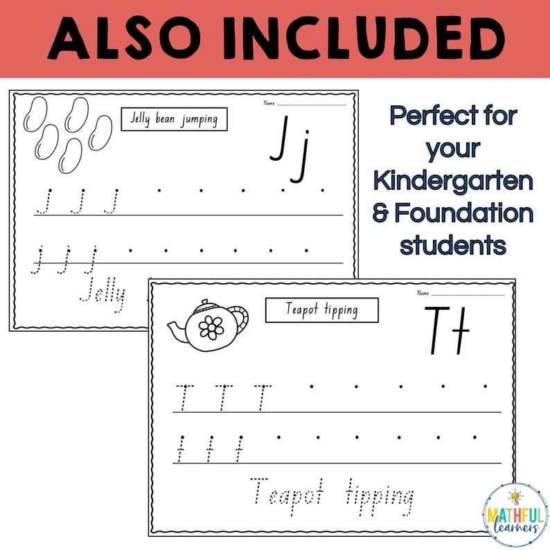 Ants in the Apple Handwriting Sheets - NSW Foundation Font for ...