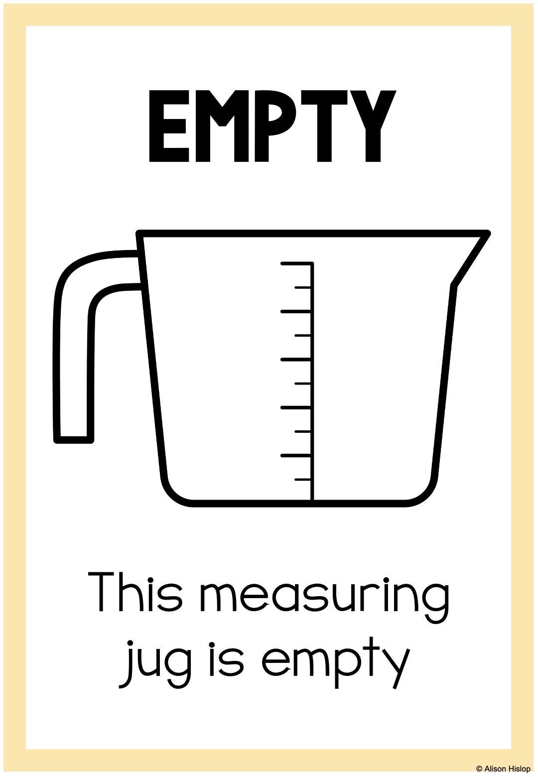 Volume and Capacity Posters - Math Terminology Vocabulary Digital ...