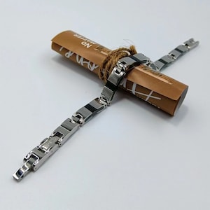 Bracelet homme en acier inoxydable, bracelets pour homme, bracelets confortables pour homme, cadeau pour lui