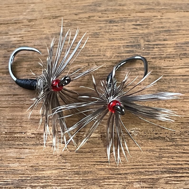 Red Eye Sakasa Kebari in Size 12 3 Pack Tenkara Kebari Wet Fly Reverse