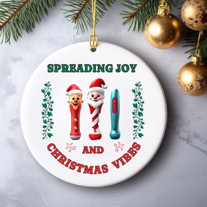 Funny Christmas Gift,Inappropriate Ornament, Christmas Gag Gift, Rude Ornament, Gag Gifts for Women, Whimsical Christmas Ornament, Inappropr