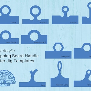Snijplank Router Jig - Helder acryl - Herbruikbaar - Charcuterie - Multilisting