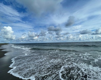 Kite surfing at Lista