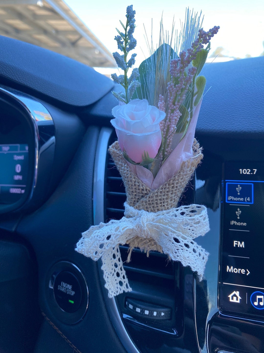 Flower Bouquet, Car, Air Freshener Etsy