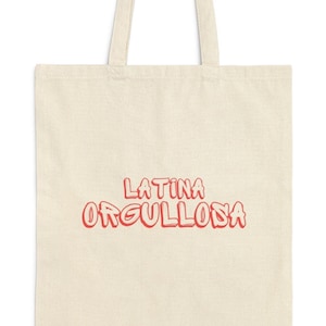 Latina orgullosa tote bag | proud latina tote bag | minimalist tote bag | mother&#39;s day present | gift for her | latina gift | new mom gift