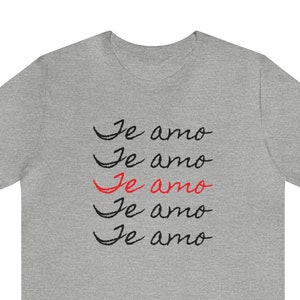 Te amo tee |  I love you tee  | minimalist tee | mothers day birthday or holiday gift | cumpleaños | latino gift | latina tee