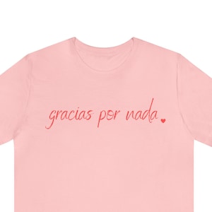 Gracias por nada tee |  bunny tee | minimalist tee | mothers day birthday or holiday gift | cumpleaños | latino gift | latina tee