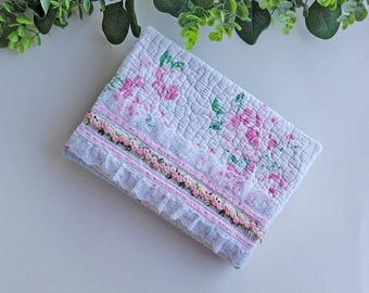 Vintage Quilted Bible Cover: Customized Book Protector