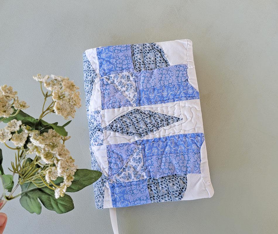 Vintage Quilted Bible Cover, Customized Quilted Bible Cover, Book Cover Protector, Bible Cover, Protective Bible Cover, Book cover, quilted