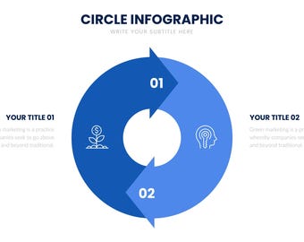 Circle Infographic PowerPoint Template | Circular Workflow PPT