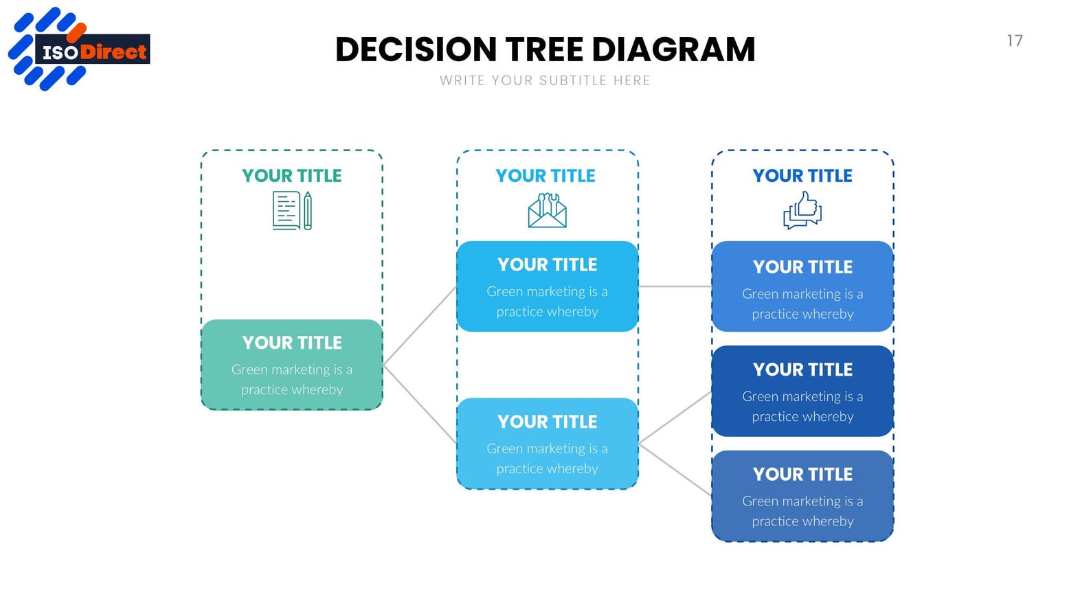 Decision Tree Powerpoint Template | Strategy & Risk Analysis (PPTX) - Etsy