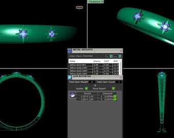 Ordine personalizzato per Malaika – Anello in oro 10 carati – Taglia 6