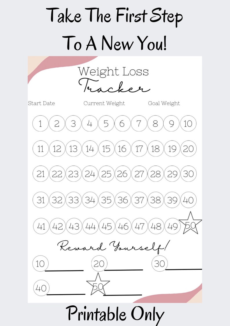 Weight Loss Tracker, Weight Loss Chart, Pounds Lost, Body Measurements ...