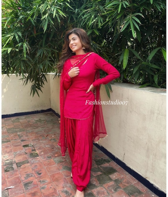 Simple punjabi suit for cheap girls