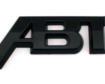 Audi ABT Abzeichen Schwarz