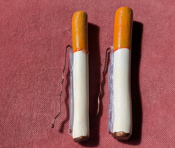 cigarette hair clip set