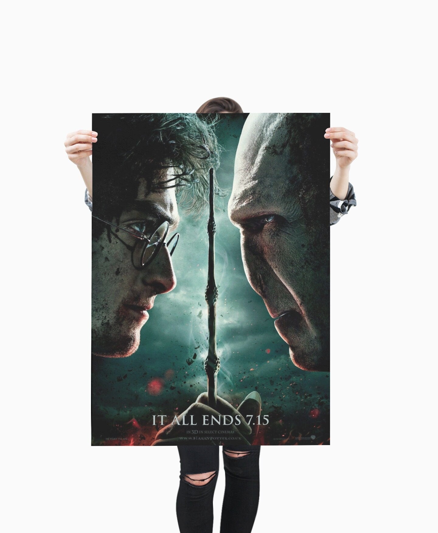 Harry Potter And The Deathly Hallows Movie Poster Print T463