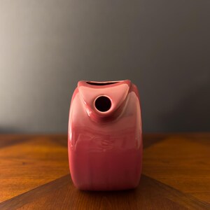 Art Deco Style Pitcher by Feltman Langer 1980s Maroon image 9