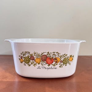 Vintage Corningware “La Marjolaine” 3 Liter Casserole Dish A-3-B