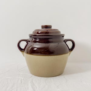 Vintage Monmouth Pottery Bean Pot