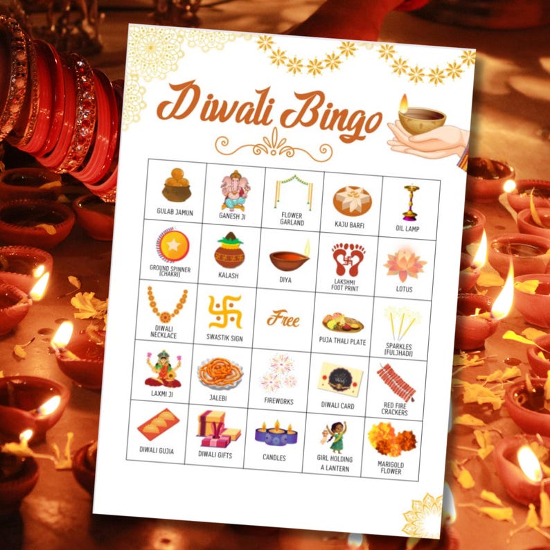 Buy Diwali Bingo Game Diwali Party - Il 794xN.6352064017 Ck3e 
