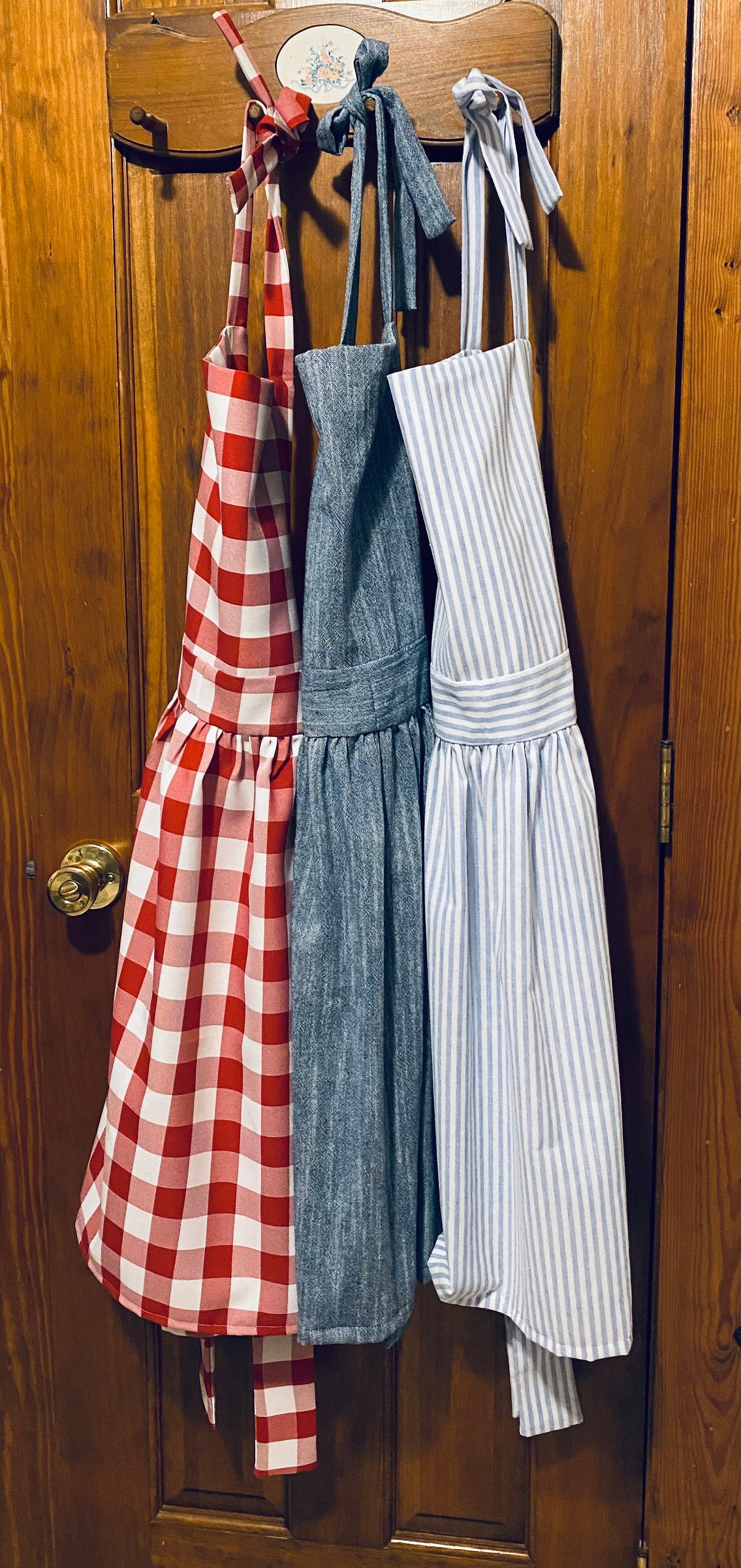 Checkered Denim Dress - Etsy
