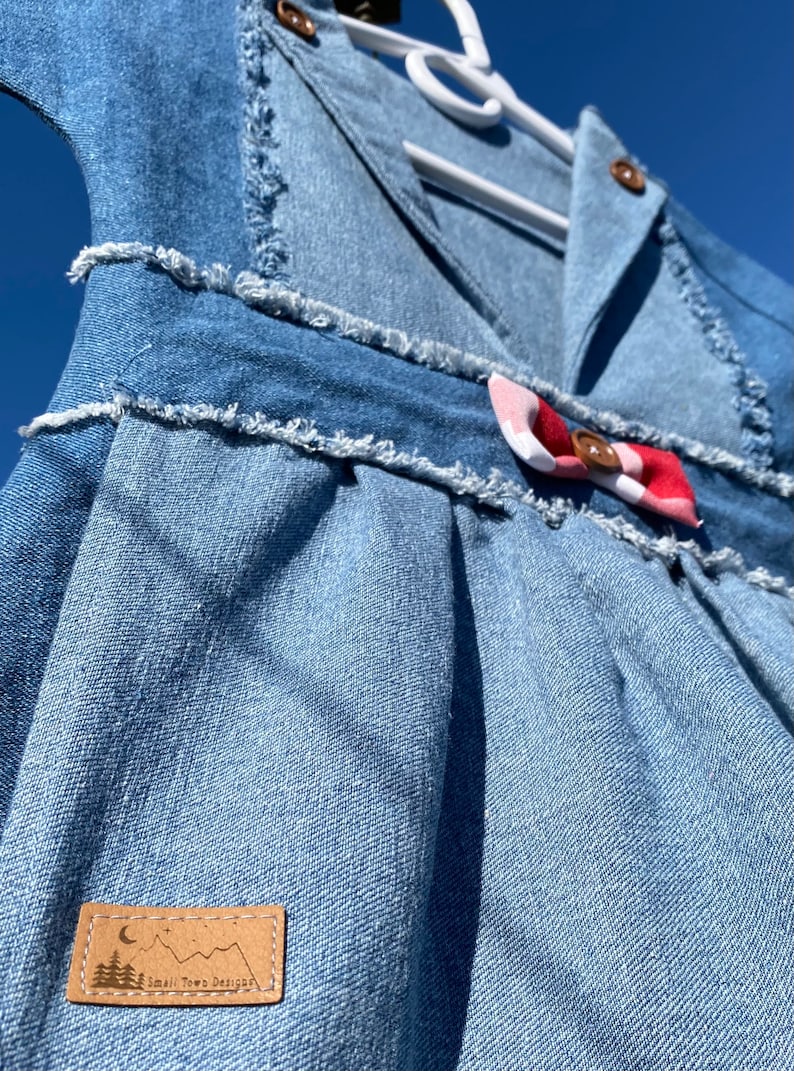 Clothespin Bag Handmade Vintage Style Upcycled Denim Patchwork Etsy