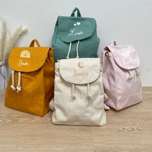 Sac à dos personnalisé enfant à motif, sac maternelle, sac crèche, sac personnalisé, cartable maternelle.