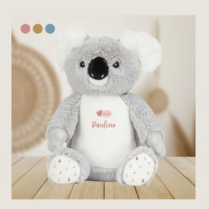 Koala plush with personalized name - personalized baby birth gift, 2nd birthday gift, children&#39;s Christmas gift, koala plush with first name