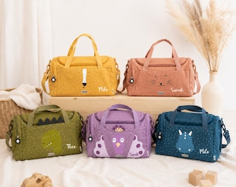 Personalized Trixie children's travel bag, children's sports bag with name, holiday bag for girls and boys, Trixie children's bag, personalized children's gift