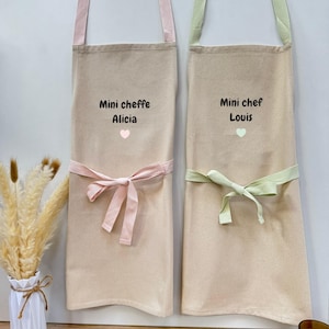 Personalized children&#39;s apron - To play the great chefs, Personalized children&#39;s apron, Children&#39;s kitchen apron, Children&#39;s apron