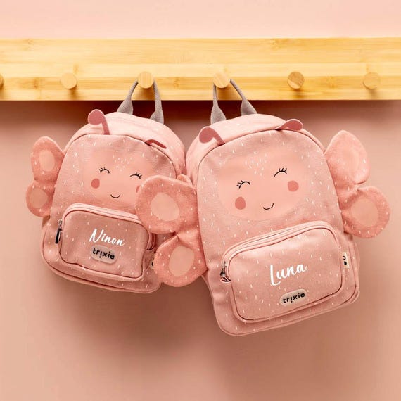 Sac enfant Trixie personnalisée - sac école enfant, sac d'école personnalisé, école enfant personnalisée, sac à gouter école, sac nounou