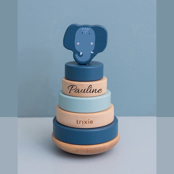 Wooden stacking toy - Mrs. Elephant