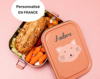 Personalized children's lunch box - customizable children's school lunch box, name lunch box, gift for children