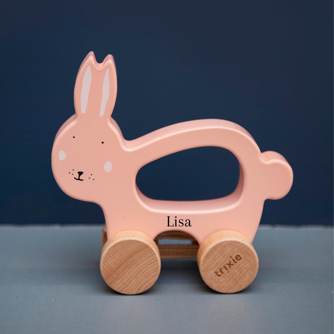 Wooden Pull Toy Children's Birthday Gift, Children's Christmas